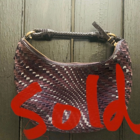 👜👜 Cole Hann From the IMO Collection Genevieve Weave Hobo Bag🐻🐻🐻 - Picture 1 of 9